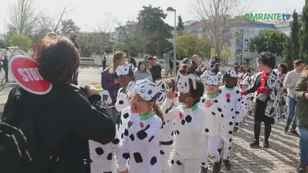 Centenas de crianças no desfile de Carnaval das escolas da Póvoa de Santa Iria