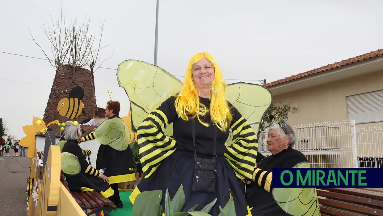 400 foliões participam no corso carnavalesco em Alpiarça