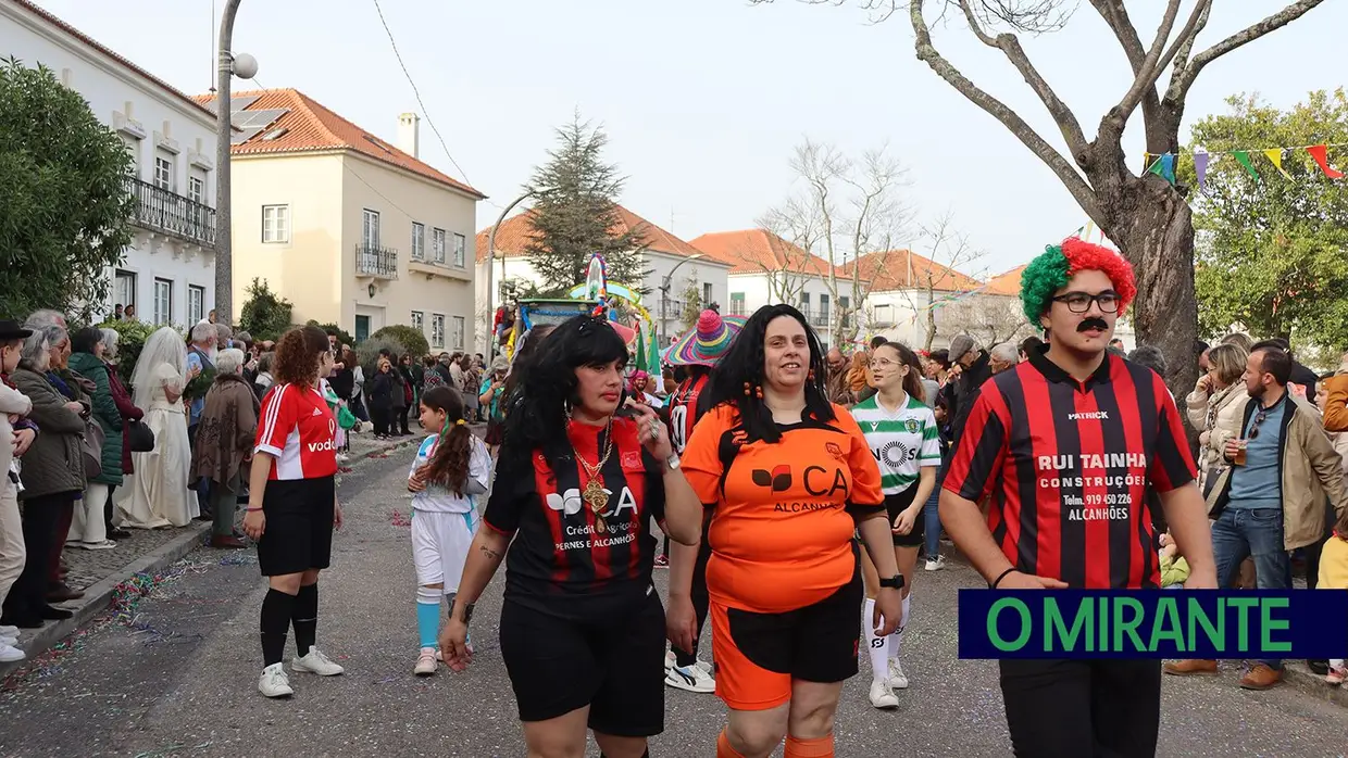 Santarém com tarde animada esta terça-feira de Carnaval