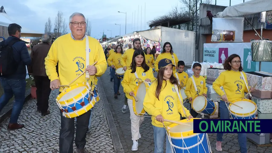 Bombos de São Facundo a bombar na Feira de São Matias