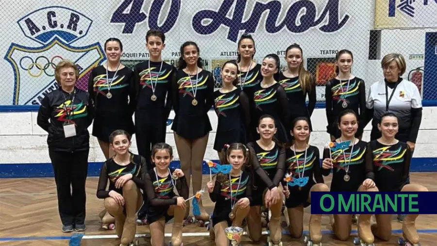 Patinagem da Zona Alta vence por equipas em Santa Cita