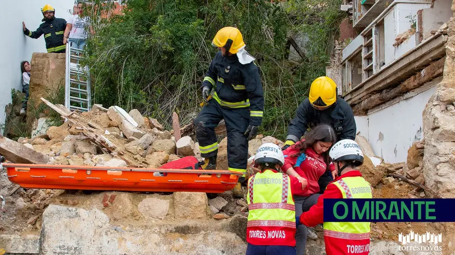 Protecção Civil testou meios em Torres Novas Protecção Civil testou meios em Torres Novas