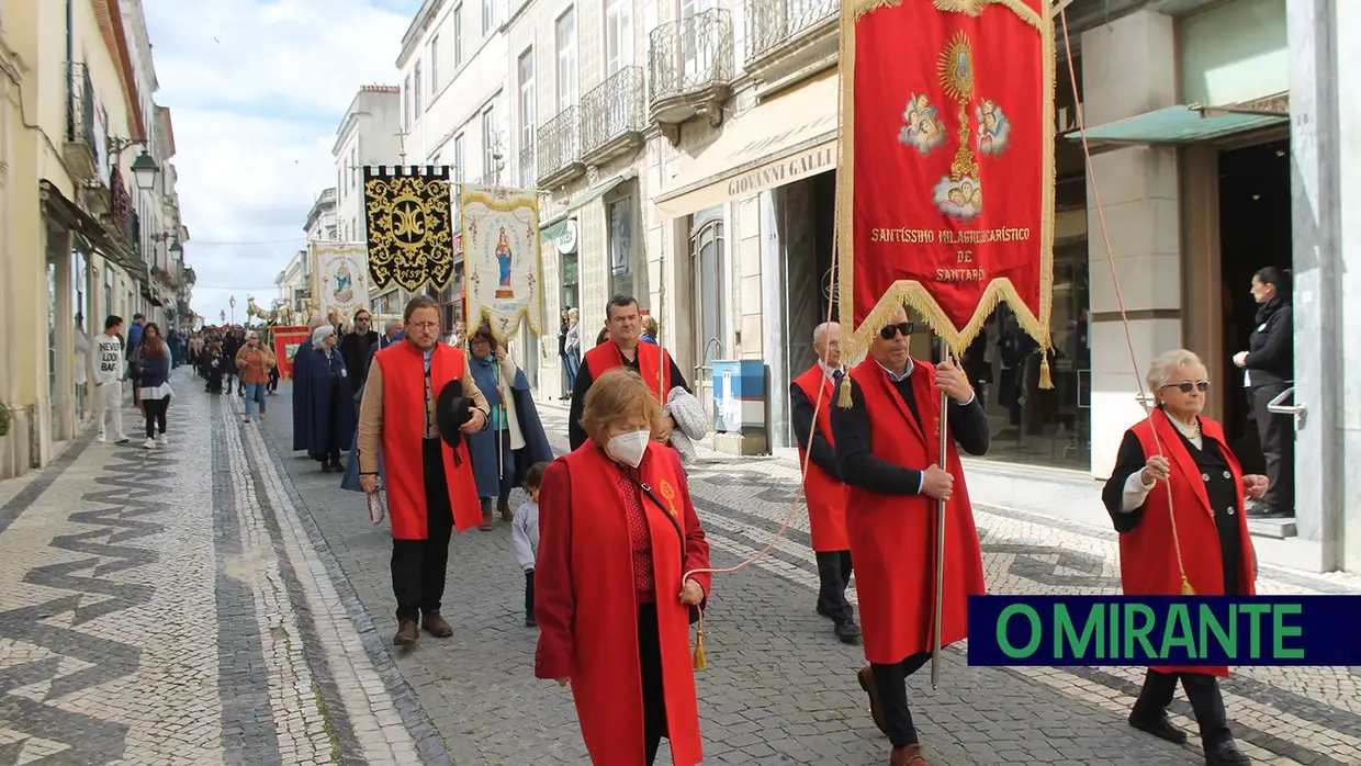 Procissão de São José no centro histórico de Santarém