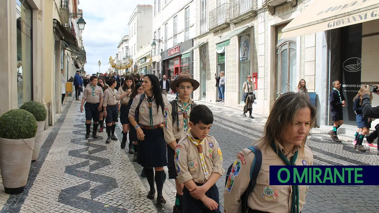 Procissão de São José no centro histórico de Santarém