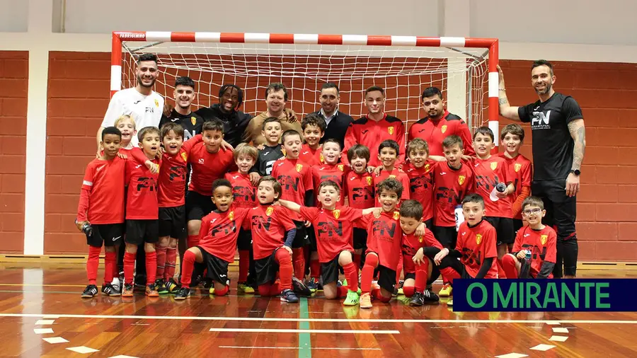 Pany Varela é um exemplo inspirador para jovens da escola de futsal da Póvoa de Santa Iria