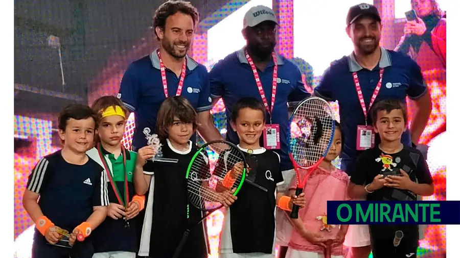 Clube de Ténis de Santarém foi ao Estoril Open e teve bom resultado na mini prova