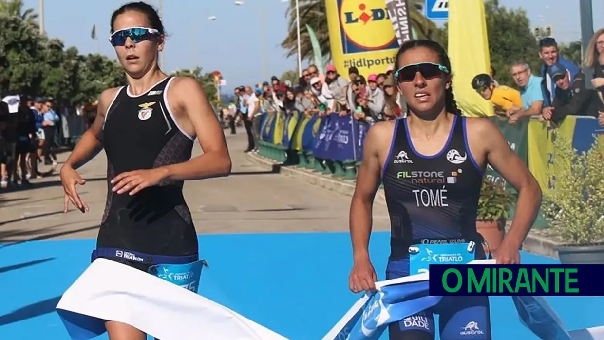 Maria Tomé e Tiago Fonseca campeões nacionais de triatlo sprint