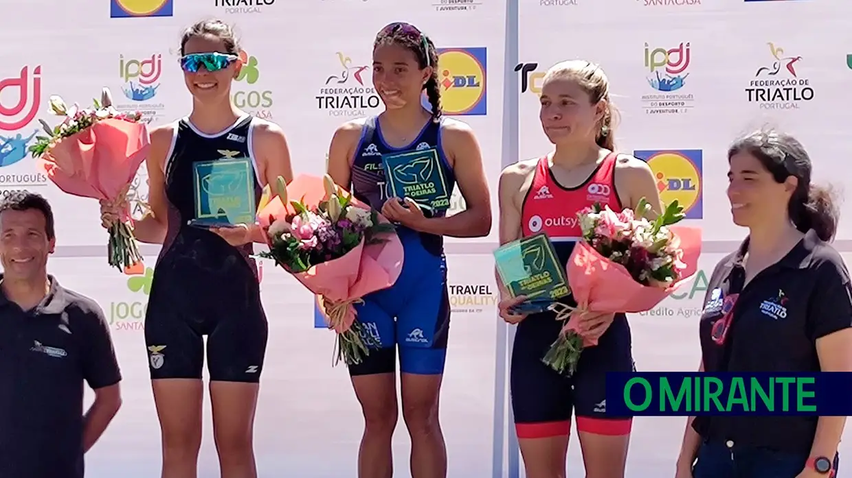 Maria Tomé e Tiago Fonseca campeões nacionais de triatlo sprint
