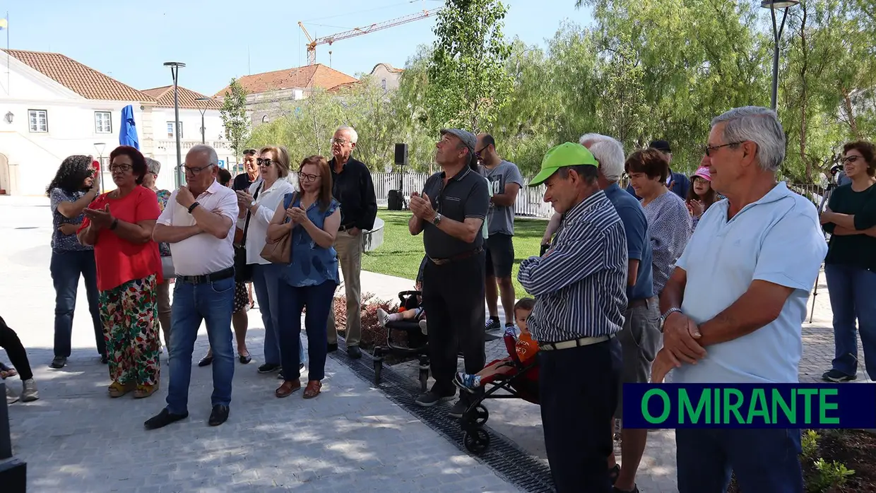 Salvaterra de Magos inaugurou novo jardim da Praça da República