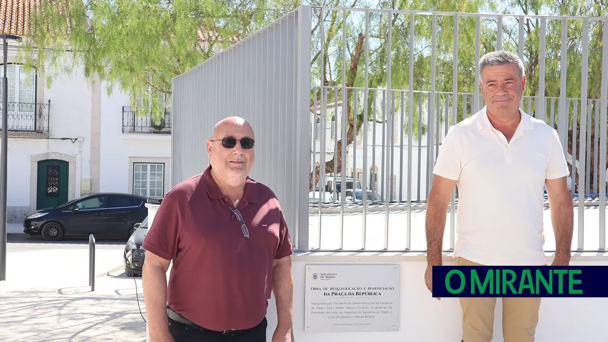 Salvaterra de Magos inaugurou novo jardim da Praça da República