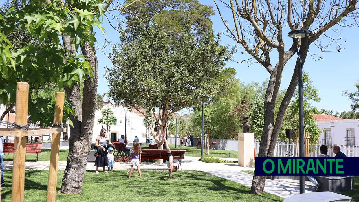 Salvaterra de Magos inaugurou novo jardim da Praça da República