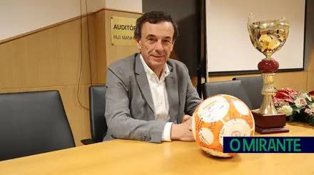 Francisco Jerónimo, presidente da Associação de Futebol de Santarém Francisco Jerónimo, presidente da Associação de Futebol de Santarém