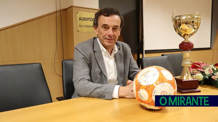 Francisco Jerónimo, presidente da Associação de Futebol de Santarém Francisco Jerónimo, presidente da Associação de Futebol de Santarém