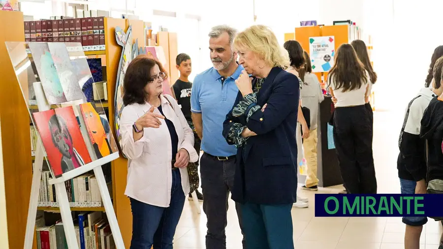 Exposição na Biblioteca de Ourém mostra trabalho de alunos