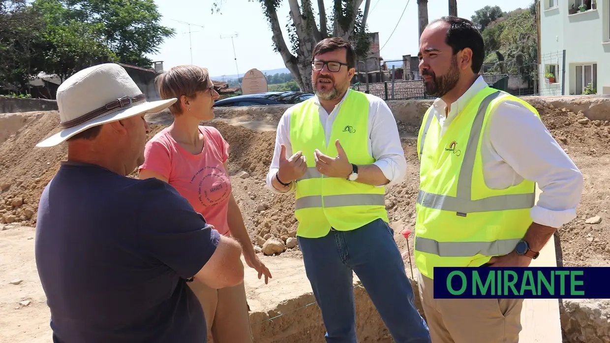 Autarcas de Santarém foram ver como andam as obras