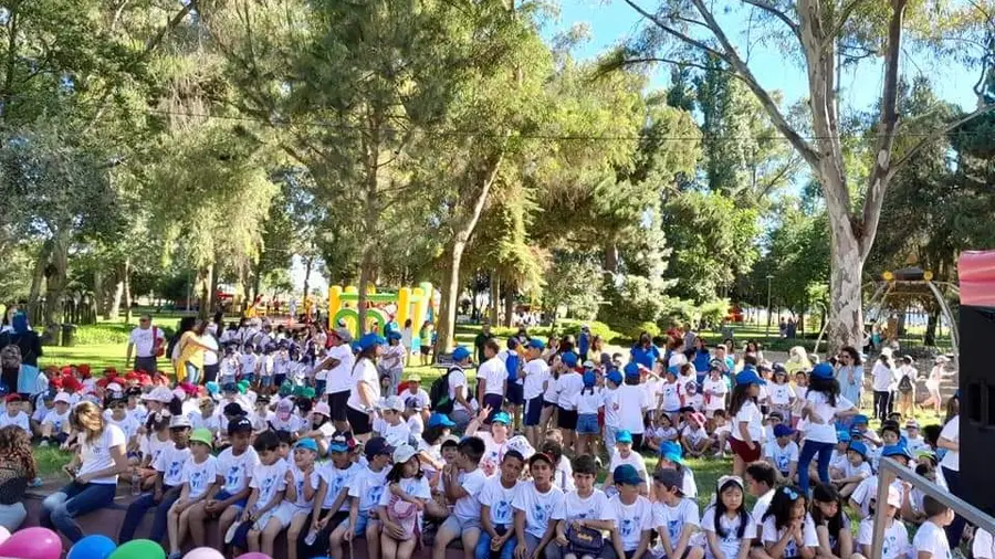 Programa de atletismo junta 1600 crianças em Almeirim Programa de atletismo junta 1600 crianças em Almeirim
