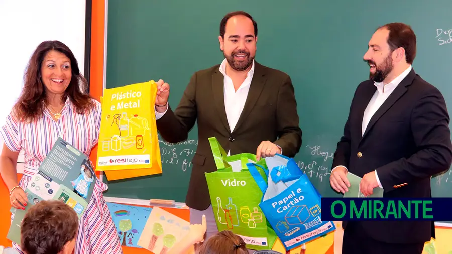 Campanha de sensibilização para a reciclagem nas escolas de Santarém