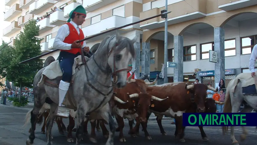 Desfile de cabrestos, campinos e animação em Santarém na manhã de sábado Desfile de cabrestos, campinos e animação em Santarém na manhã de sábado