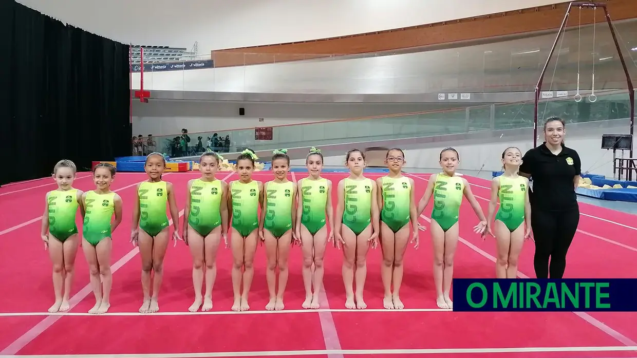 Clube de Ginástica de Torres Novas com pódio em Anadia