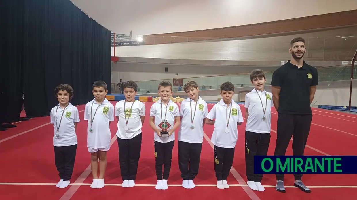 Clube de Ginástica de Torres Novas com pódio em Anadia