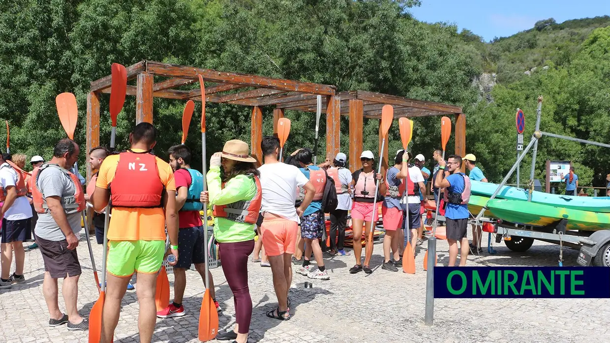 Descida do Nabão juntou uma centena de pessoas em Tomar