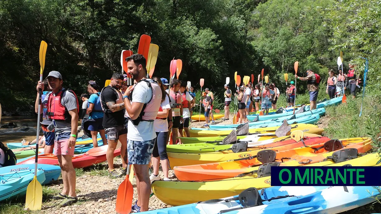 Descida do Nabão juntou uma centena de pessoas em Tomar