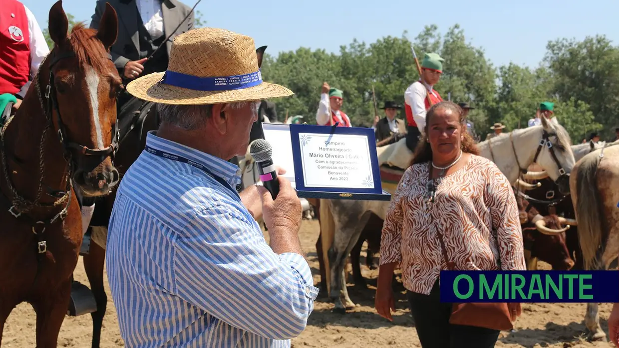 Milhares assistiram em Benavente à homenagem ao campino