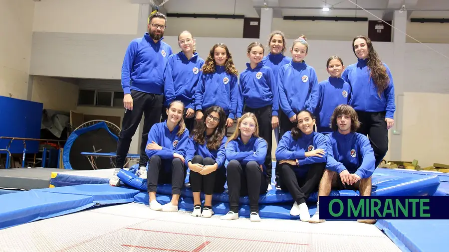 Santarém é a capital mundial da ginástica de trampolins durante duas semanas