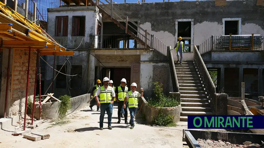 Obras na antiga Moagem Maria Celeste em bom ritmo