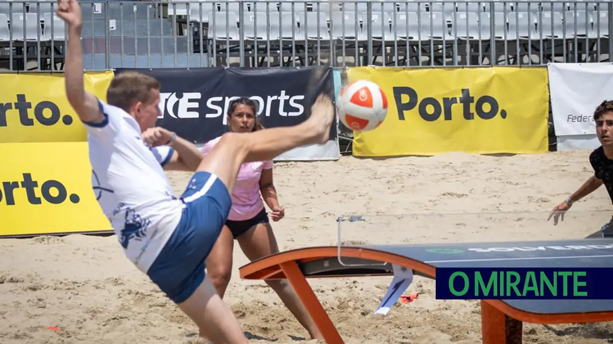 Dupla dos “Caixeiros” de Santarém vence no Circuito Nacional de Beach Teqball
