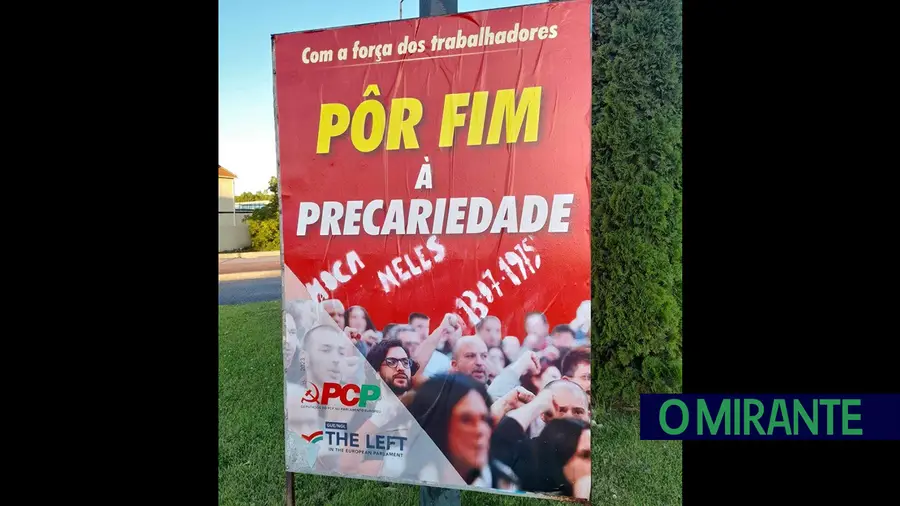PCP denuncia ameaças e vandalizações em Rio Maior