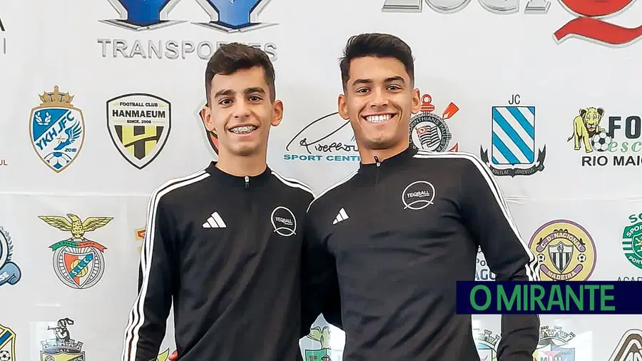 Dupla de Abrantes triunfa no Circuito Nacional de Teqball Jovem