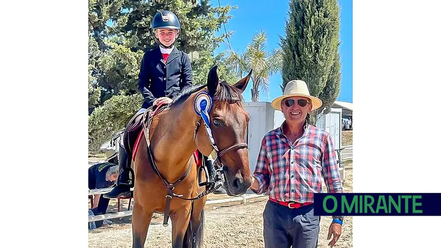 Jovem cavaleira com estreia internacional auspiciosa