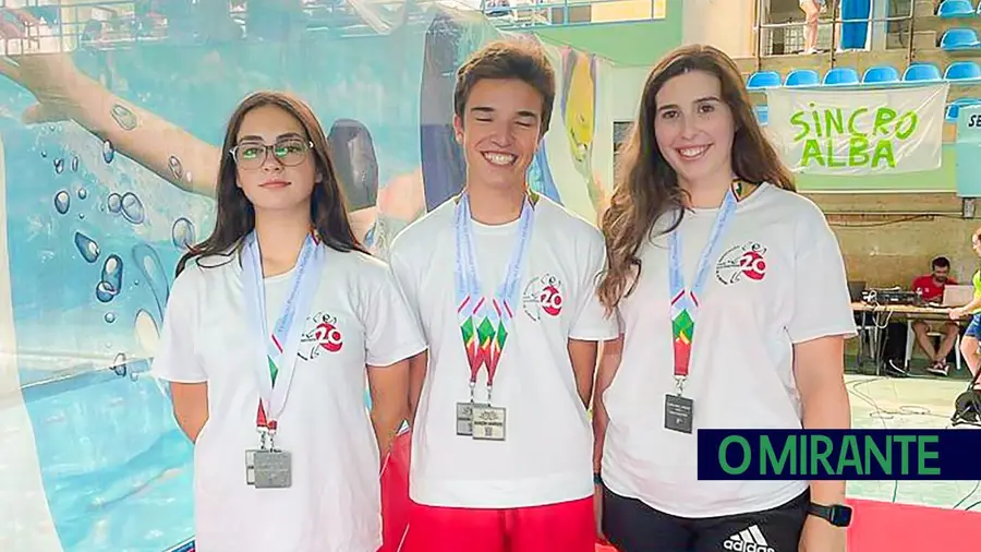 Natação artística de Almeirim com três medalhas no campeonato nacional