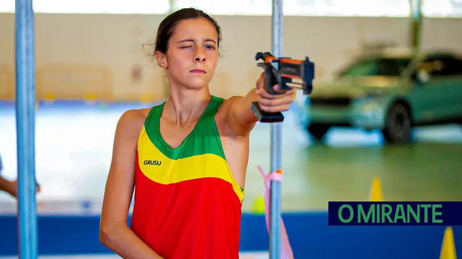 Luísa Burguette Cunha no mundial sub-19 de pentatlo moderno