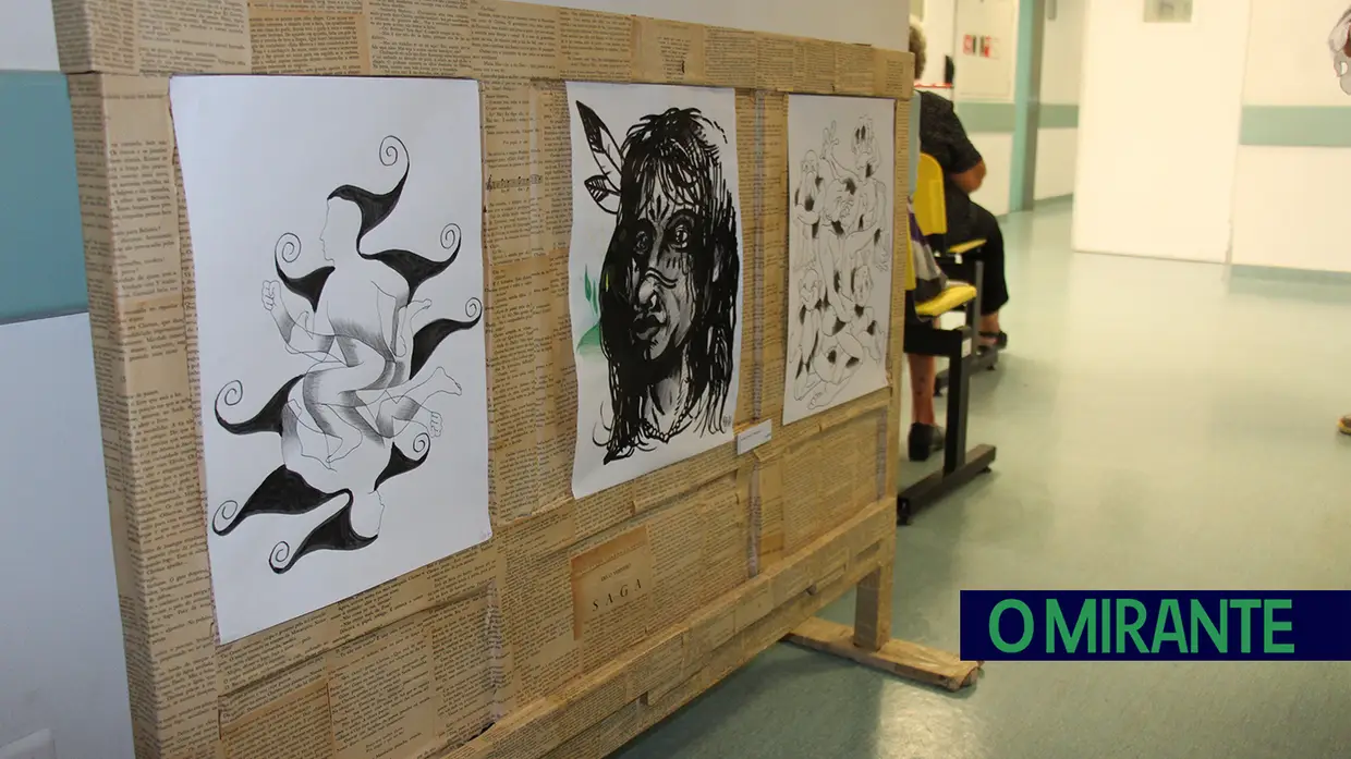Arte ajuda doentes de psiquiatria no Hospital de Santarém a libertar emoções
