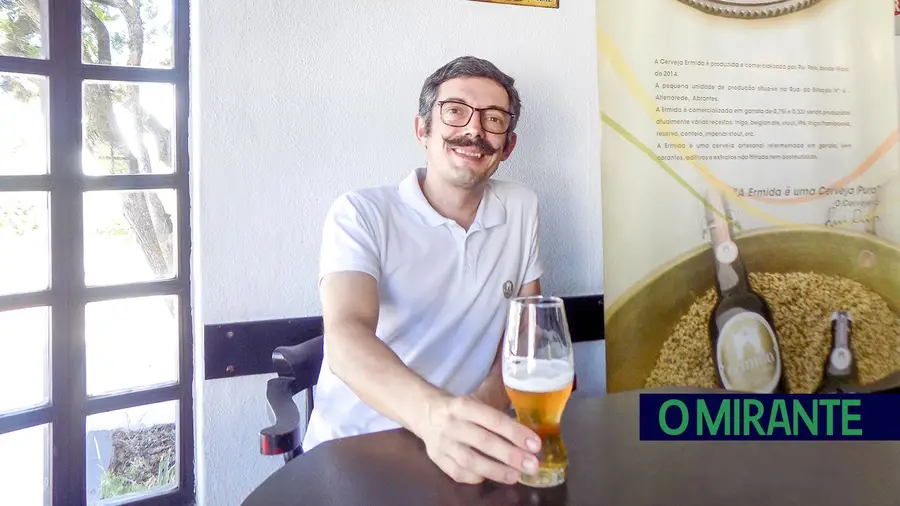 Rui Reis começou a produzir cerveja na garagem dos pais