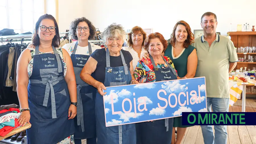 Loja Social de Pontével ajuda comunidade mais carenciada