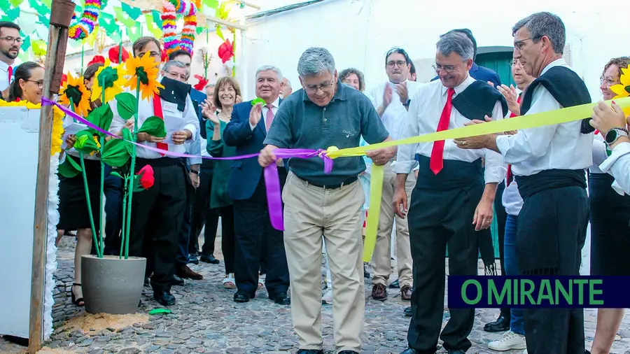 Um dos grandes momentos da Festa dos Tabuleiros em Tomar