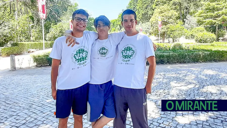 Jovens voluntários ajudam a preservar Mata dos Sete Montes em Tomar