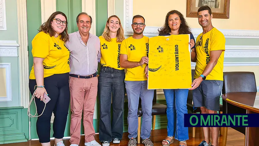 O município de Alpiarça reconheceu o esforço dos nove chefes de equipa