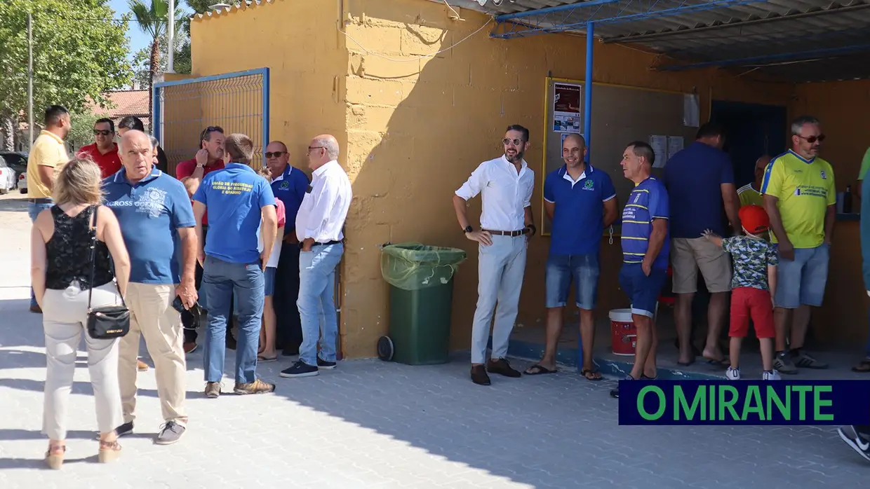 Inauguração dos balneários do Campo dos Carvalhos na Glória do Ribatejo