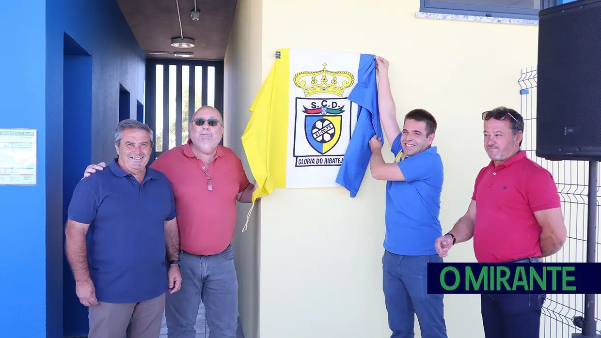 Inauguração dos balneários do Campo dos Carvalhos na Glória do Ribatejo