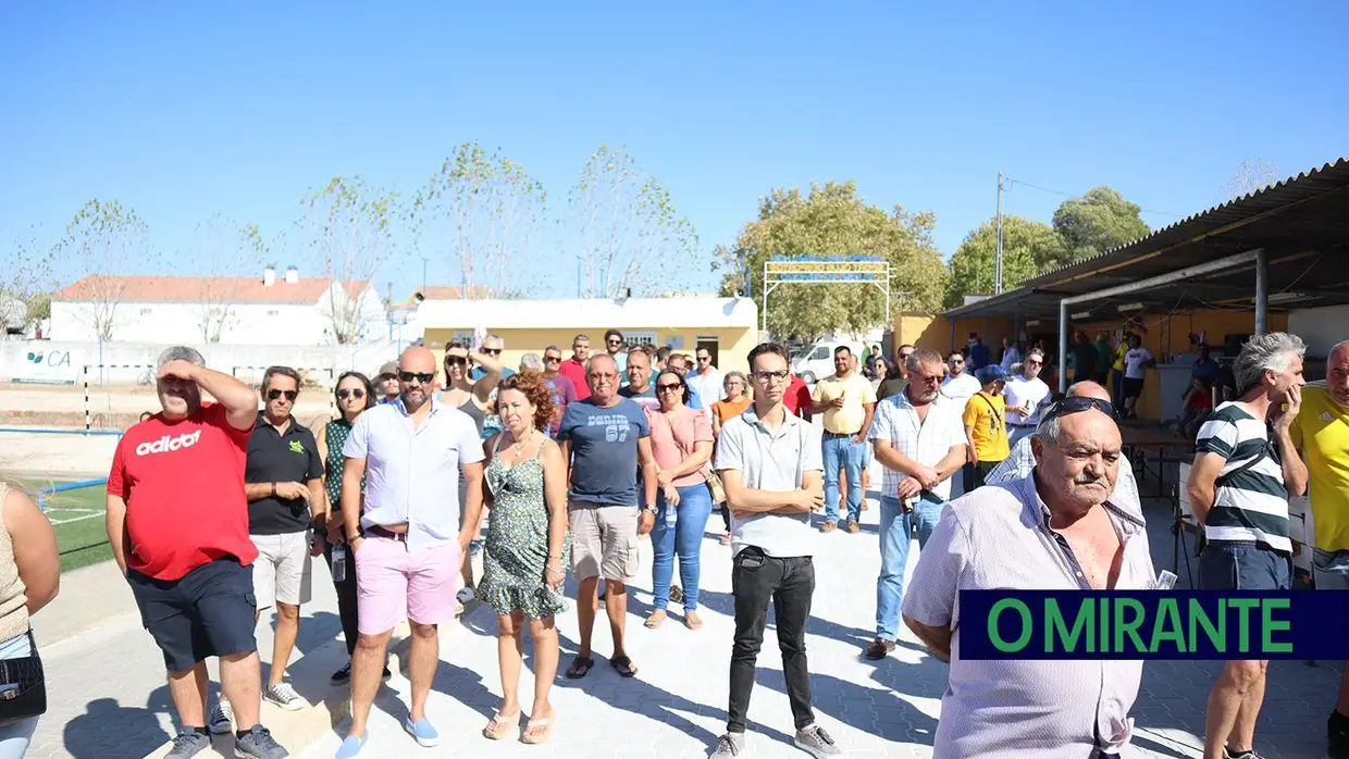 Inauguração dos balneários do Campo dos Carvalhos na Glória do Ribatejo