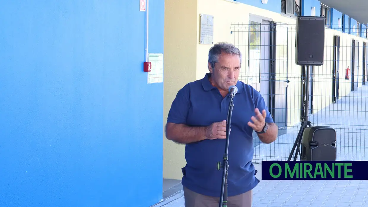 Inauguração dos balneários do Campo dos Carvalhos na Glória do Ribatejo
