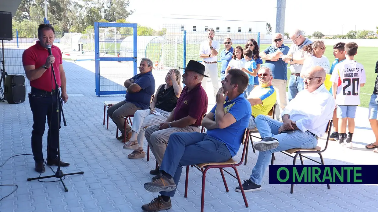 Inauguração dos balneários do Campo dos Carvalhos na Glória do Ribatejo
