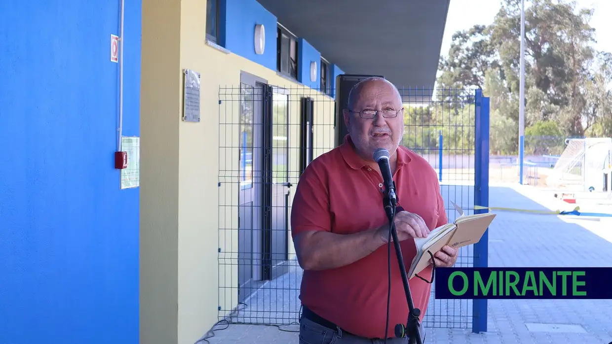 Inauguração dos balneários do Campo dos Carvalhos na Glória do Ribatejo