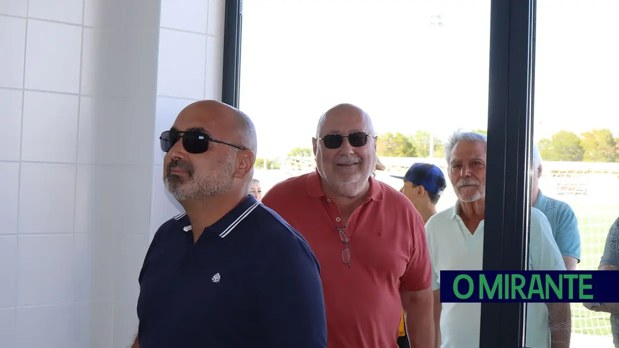 Inauguração dos balneários do Campo dos Carvalhos na Glória do Ribatejo