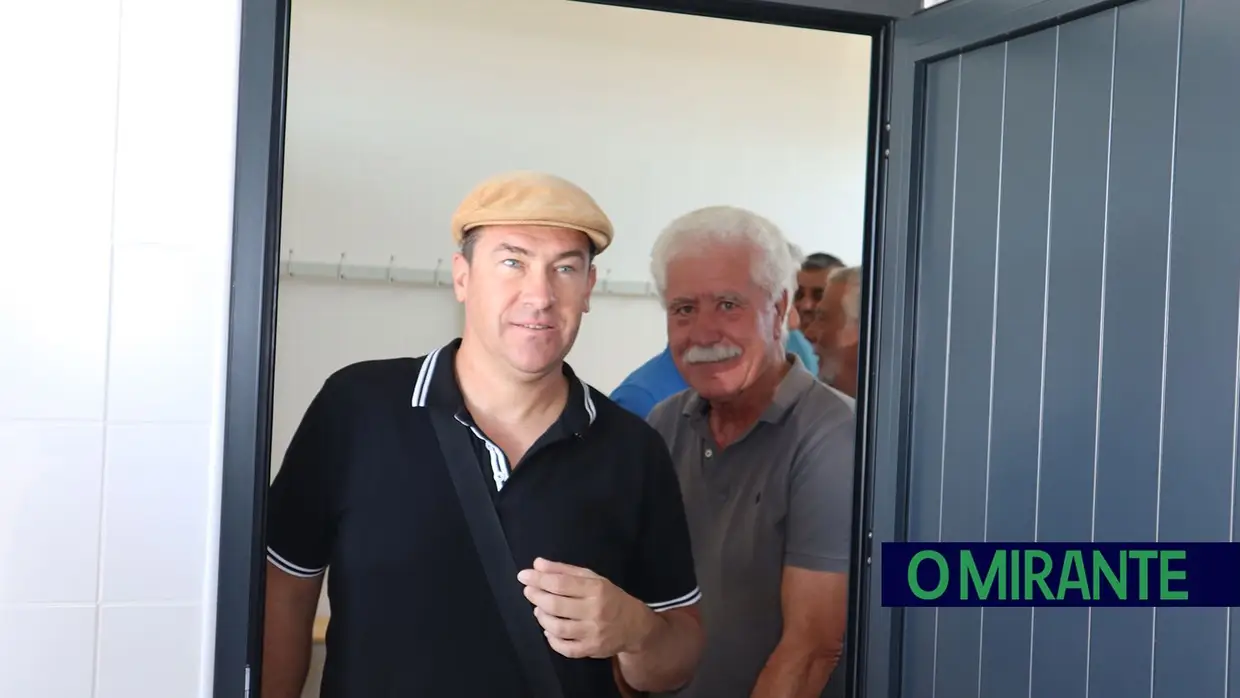 Inauguração dos balneários do Campo dos Carvalhos na Glória do Ribatejo