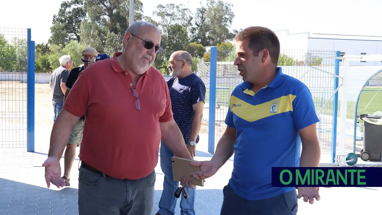 Inauguração dos balneários do Campo dos Carvalhos na Glória do Ribatejo